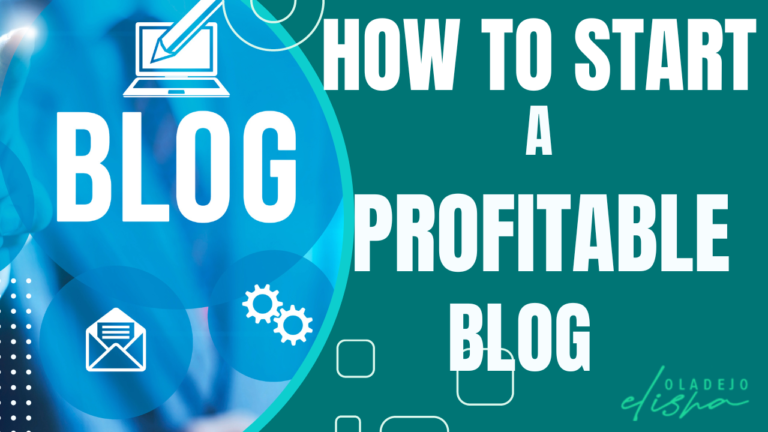 How to start a blog