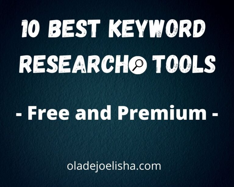 10 Best Keyword Research Tools Free And Premium