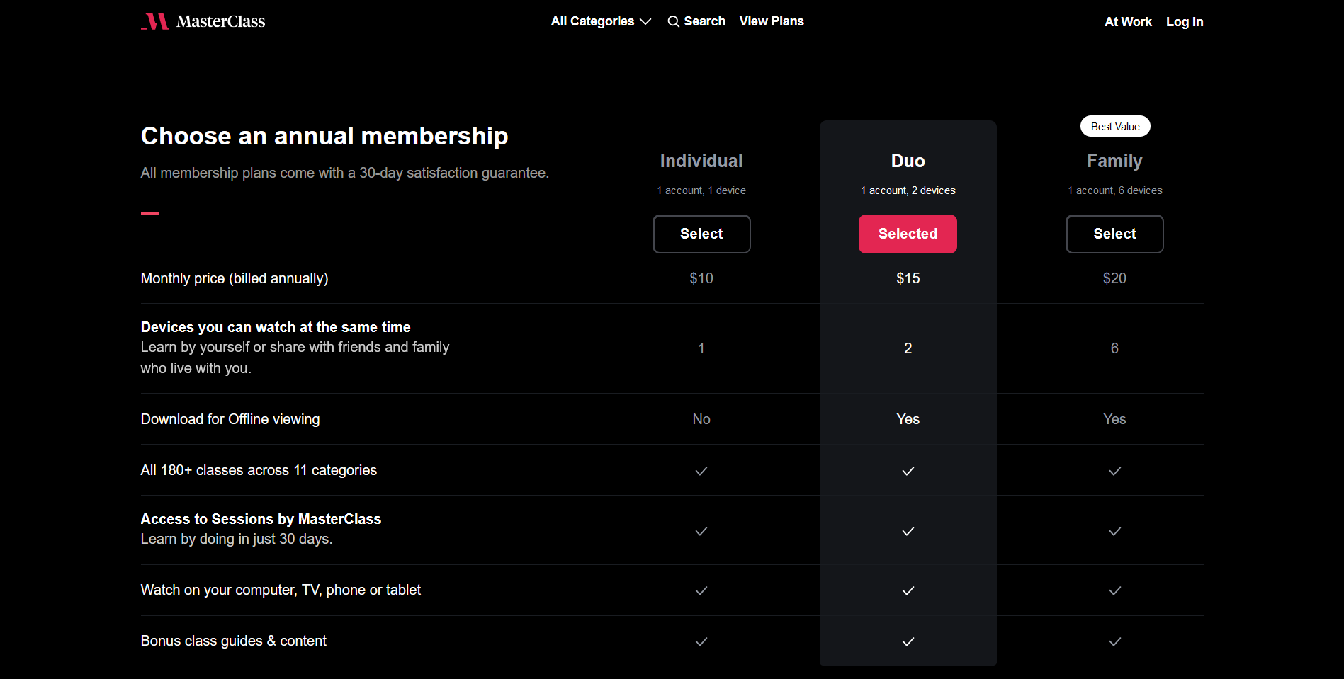 own private membership site