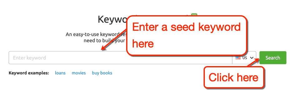 seed keyword