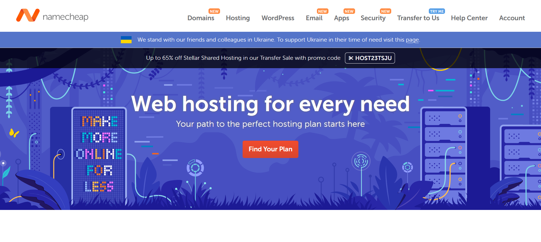 web hosts