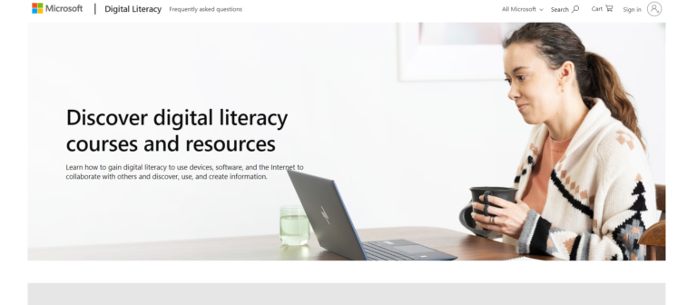 how to register microsoft digital literacy certificate