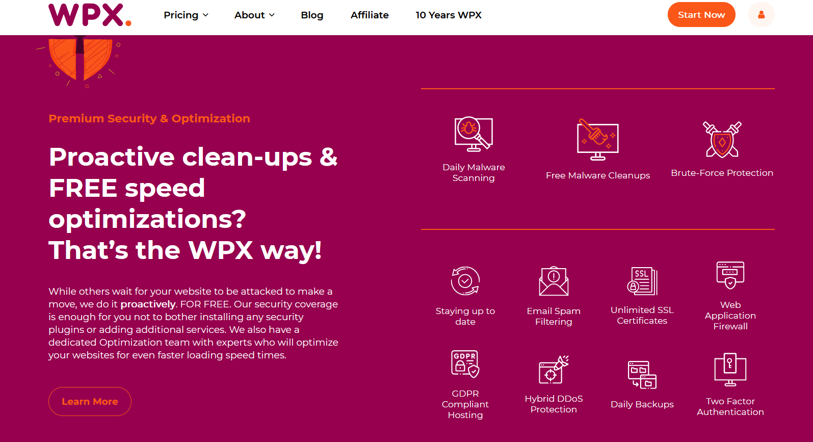wpx hosting features