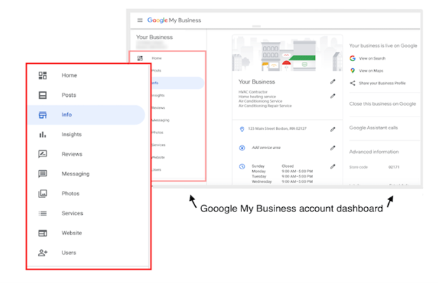 Google Business Profile Dashboard