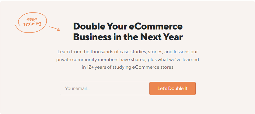 double conversion rate with ecommerce fuel newsletter