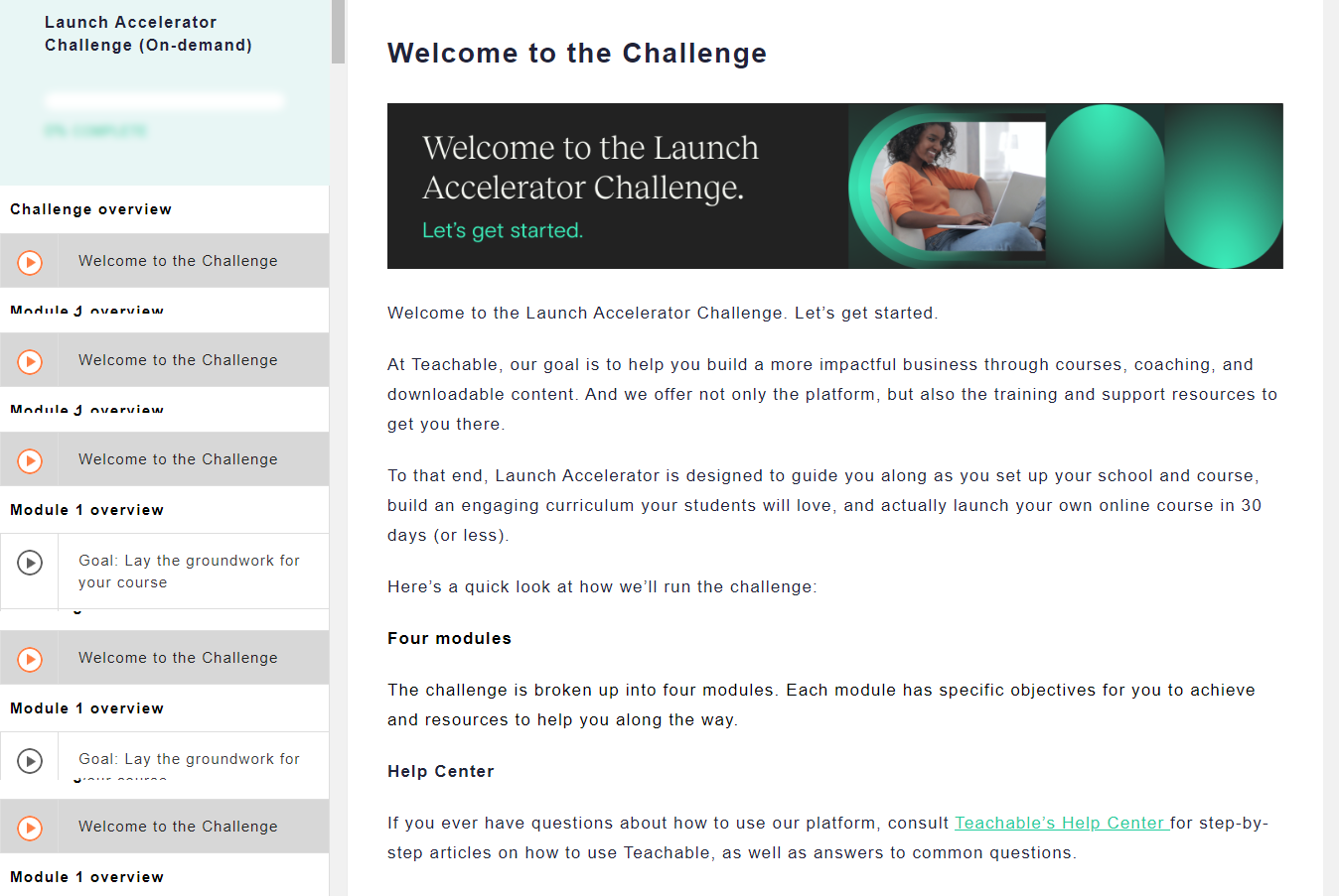 Launch accelerator challenge