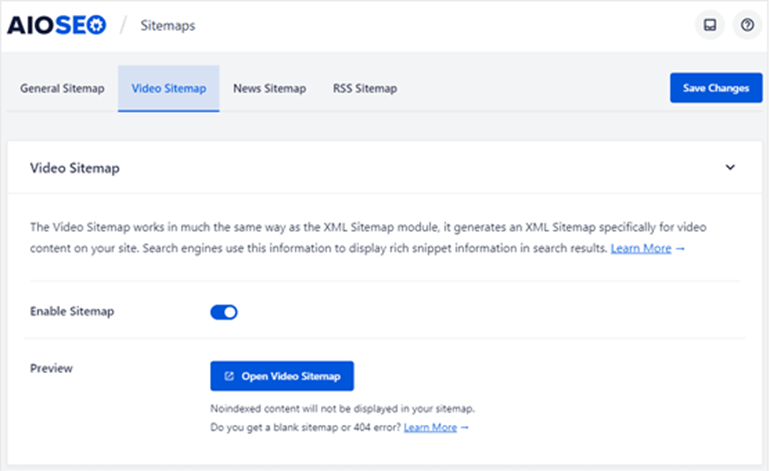 xml sitemap