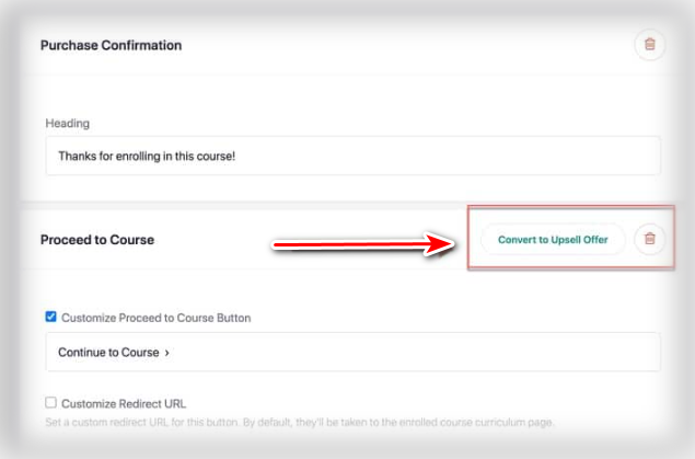 Teachable's order bumps and upsells 