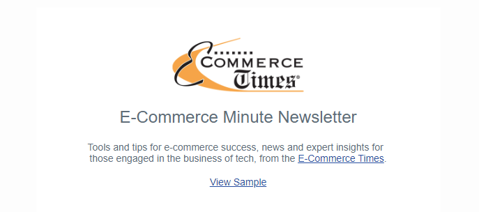 e-commerce times newsletter