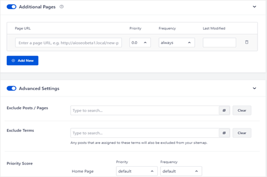 xml sitemap