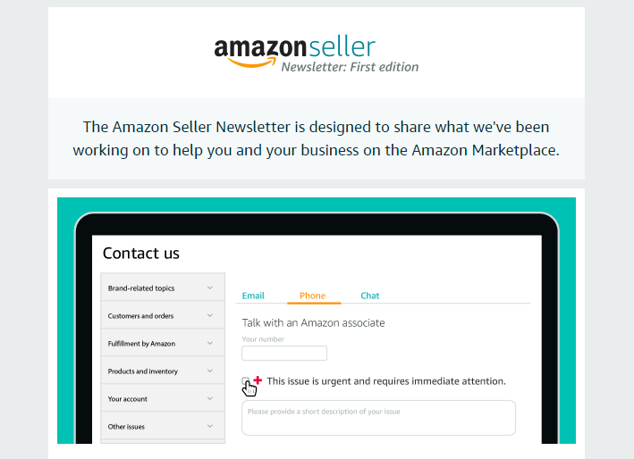 Amazon Sellers Newsletter