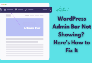 wordpress admin bar not showing